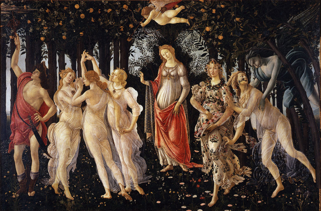 The botanical abundance of Sandro Botticelli's "Primavera"